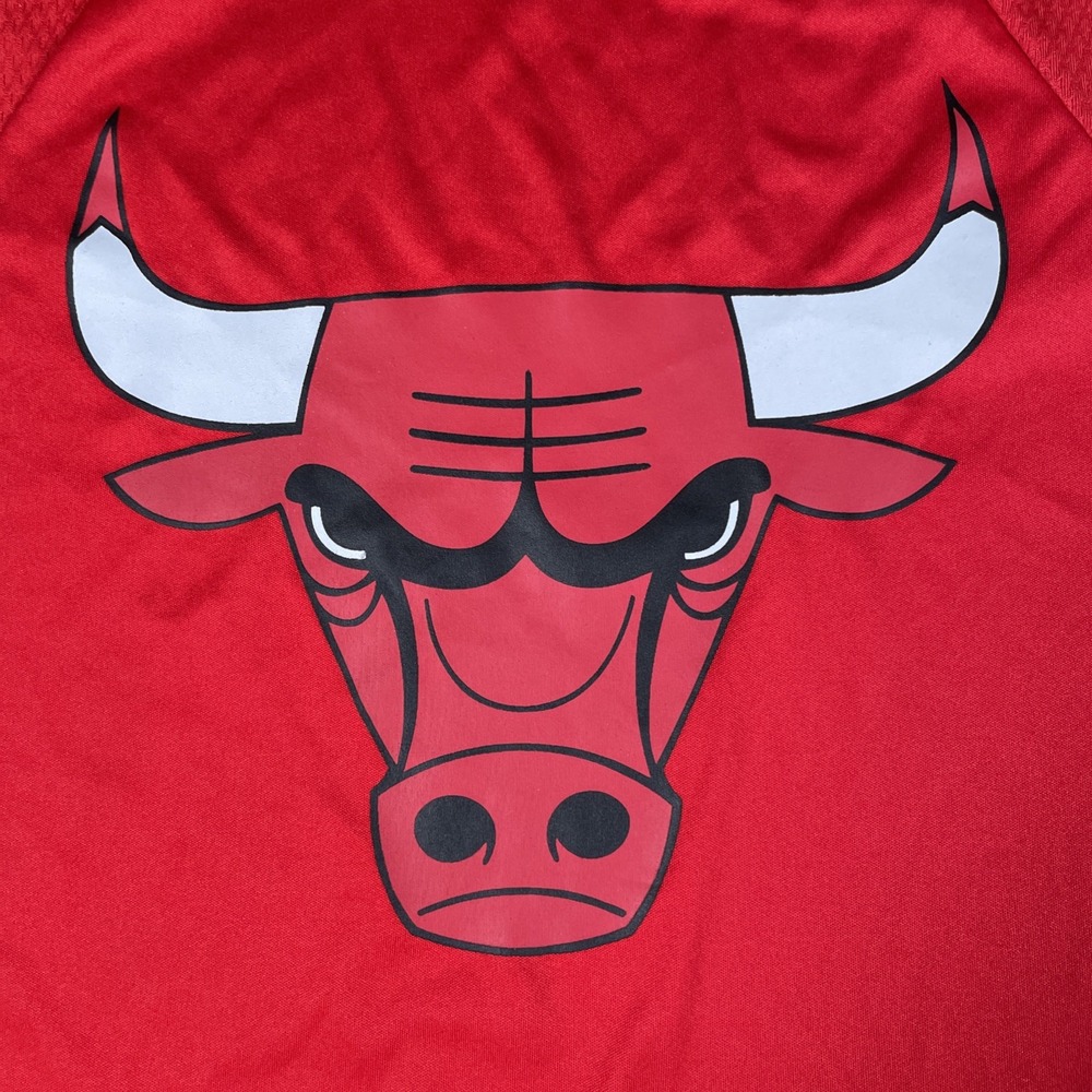 NBA Chicago Bulls Long‎ Sleeve T-Shirt Men's M Basketball Shooting Shirt Jordan - Picture 2 of 7
